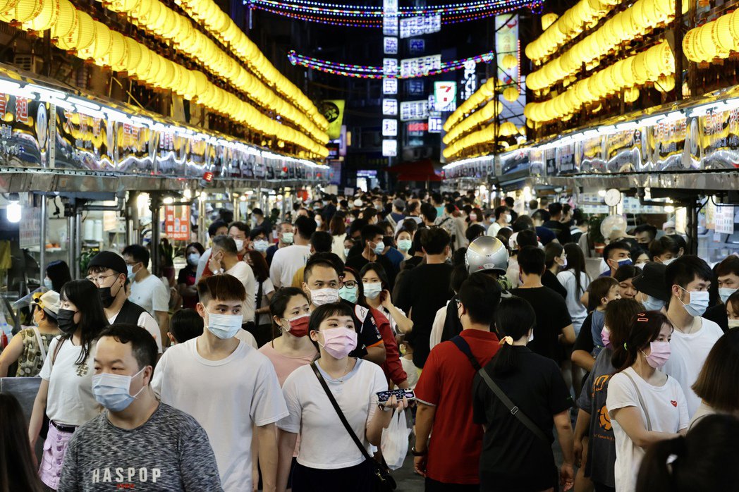 基隆廟口夜市。聯合報資料照片